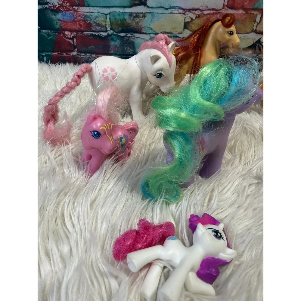 Mixed Toy Horse Pony Lot Hasbro My Little Pony G3 Realistic Figurines 10pc